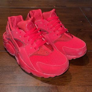 Nike Huarache Run University Red Boy’s Shoes